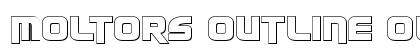 Moltors Outline Outline Font Preview