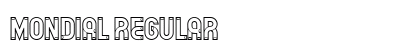 Mondial Regular Font Mondial Regular Font Preview