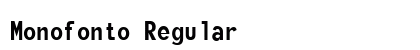 Monofonto Regular font free download