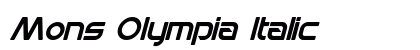 Mons Olympia Italic Preview