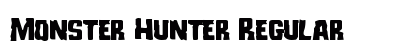 Monster Hunter Regular Font Preview