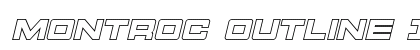 Montroc Outline Italic Outline Italic font free download