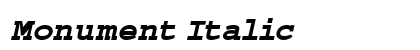 Monument Italic Preview