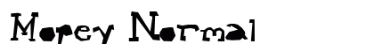 Mopey Normal Font Preview