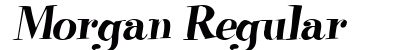 Morgan Regular font free download