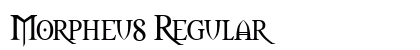 Morpheus Regular Font Preview
