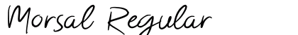 Morsal Regular Font Preview