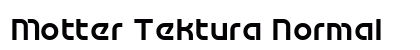Motter Tektura Normal Font Preview