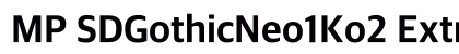 MP SDGothicNeo1Ko2 ExtraBold preview