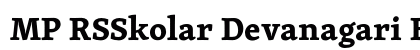 MP RSSkolar Devanagari Bold Font Preview