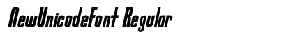 NewUnicodeFont Regular font free download