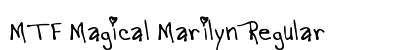 MTF Magical Marilyn Regular font free download