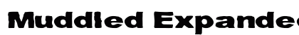 Muddled Expanded Regular font free download