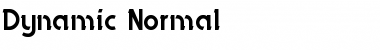 Dynamic Normal Font