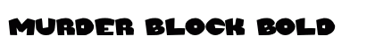 Murder Block Bold font free download