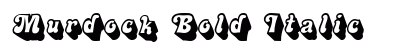 Murdock Bold Italic Preview