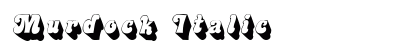 Murdock Italic font free download