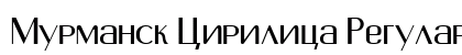 Murmansk Cirilica Regular font free download