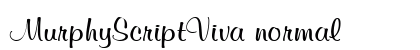 MurphyScriptViva normal font free download