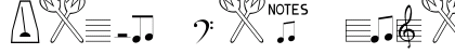 Music Fun Regular Font Preview
