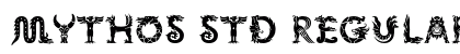 Mythos Std Regular Font Preview