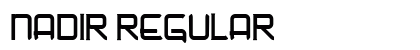 Nadir Regular font free download