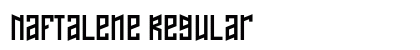 Naftalene Regular Font Preview