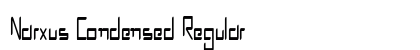 Narxus Condensed Regular Preview
