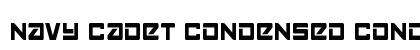 Navy Cadet Condensed Condensed Font Preview