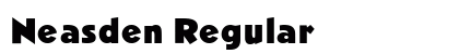 Neasden Regular Font Preview