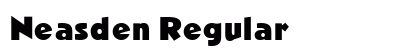 Neasden Regular Font Preview