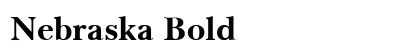 Nebraska Bold font free download