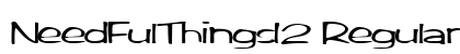 NeedFulThings12 Regular font free download