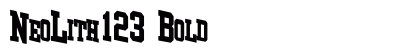 NeoLith123 Bold font free download
