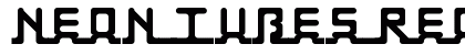 Neon Tubes Regular Font Preview