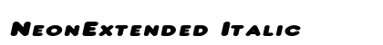 NeonExtended Italic Preview