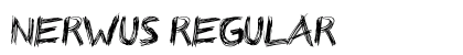 Nerwus Regular Font Preview