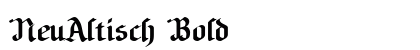 NeuAltisch Bold font free download