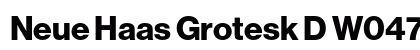 Neue Haas Grotesk D W0475 Bold font free download