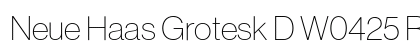 Neue Haas Grotesk D W0425 Regular font free download