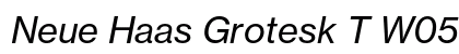 Neue Haas Grotesk T W0556 Italic font free download