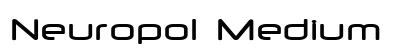 Neuropol Medium font free download