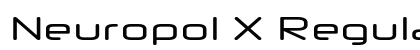 Neuropol X Regular font free download
