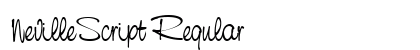 NevilleScript Regular font free download