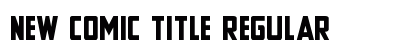 New Comic Title Regular Preview