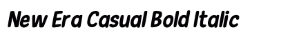 New Era Casual Bold Italic font free download