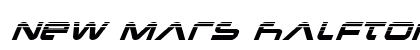 New Mars Halftone Italic Italic