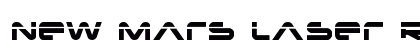 New Mars Laser Regular Font Preview