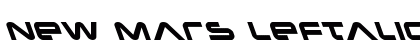 New Mars Leftalic Italic