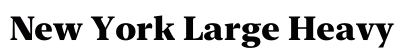 New York Large Heavy font free download